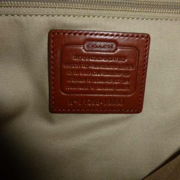 Coach Legacy Candace Carryall Leather Satchel Handbag Brown Tote 19890 - Picture 16 of 16